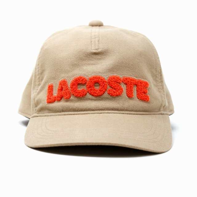 キャップ メンズ ブランド LACOSTE サガラワッペン 綿100％ 秋冬