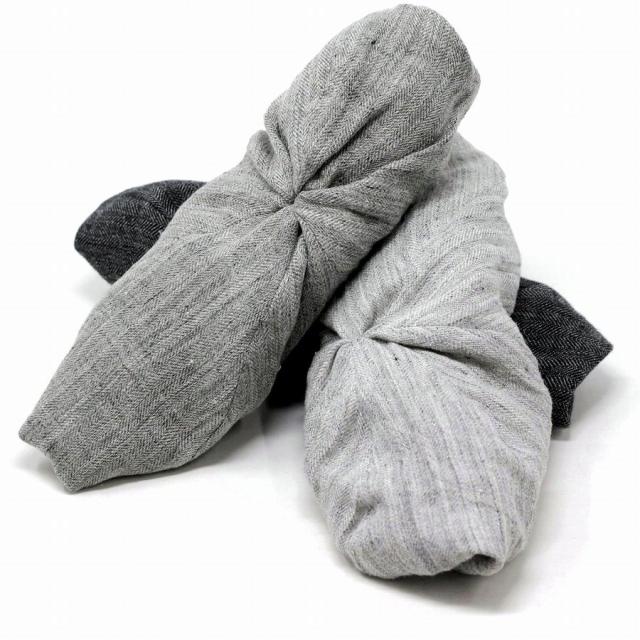 ベレー帽 レディース piece de lucile 綾織り 洗い加工 knob リネン