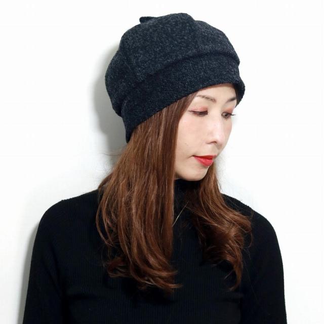 アシメベレー ブークレー 秋冬 ベレー帽 レディース Bud