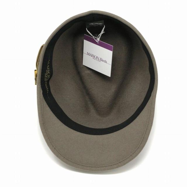 フェルトハット レディース メゾンバース 帽子 秋冬 キャップ リボン