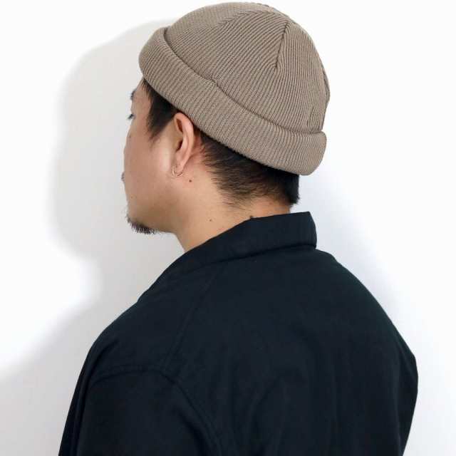 ロールニットキャップ 春 夏 リブニット cap フィッシャーマンキャップ