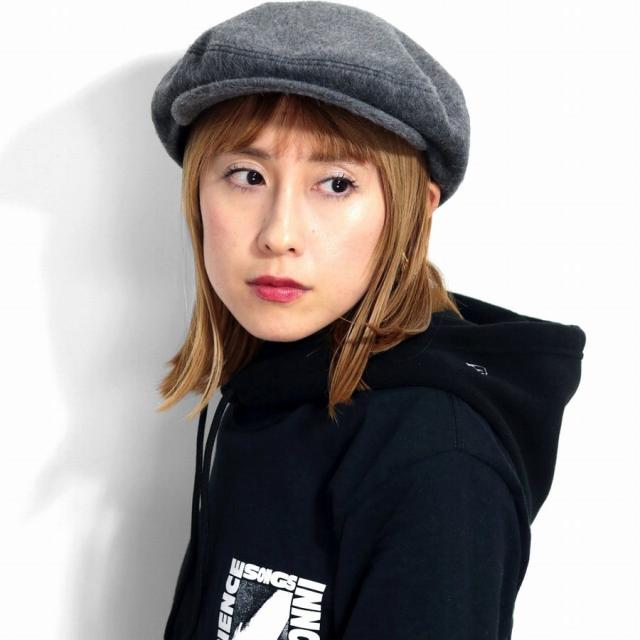 ハンチング 灰色 メンズ ラカル 帽子 フレンチベーシック 美形シルエット 紳士帽子 秋冬物 暖かい アルパカシャギー ジェントルマン ラカル ハンチング帽 紳士 racal アイビーキャップ Mサイズ Lサイズ グレー ラカル 店舗 帽子通販 メール便可能_13