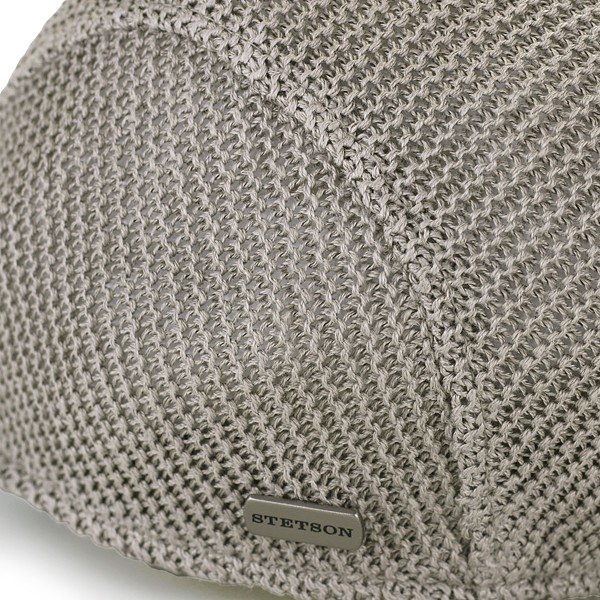 STETSON ハンチング メンズ 春夏 帽子 麻100% ステットソン 日本製 フリーサイズ 大きいサイズ ハンチング帽 無地 麻 ニット 涼しい 通気性 リネン ブランド 灰色 グレー 父の日 ギフト プレゼント 贈り物 春 夏 30代 40代 50代 60代 70代 メンズファッション_4