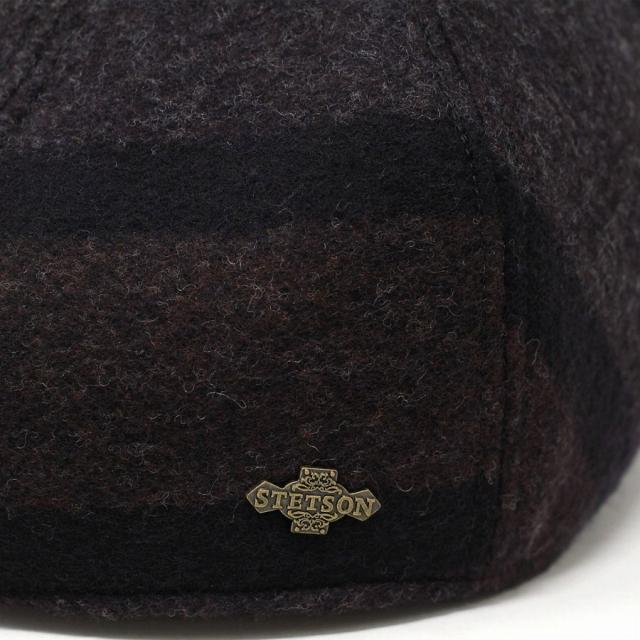 ハンチング メンズ ブランド 秋冬 STETSON アメリカ ストライプ柄 紳士