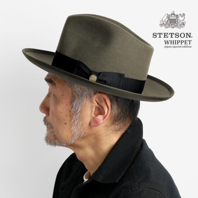 stetson フェルトハット メンズ 秋冬 ステットソン ハット ヴィンテージ ウィペット フェルト帽