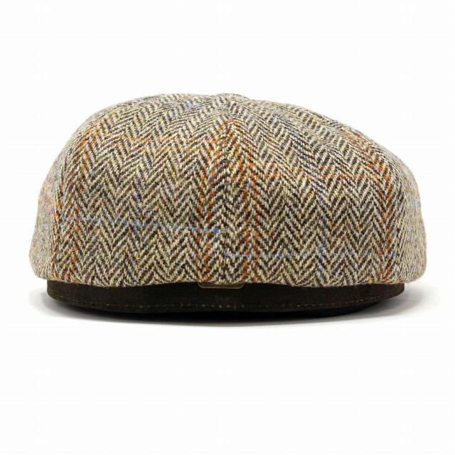 ハリスツイード 8方 ハンチング 帽子 メンズ STETSON CHADWICK 帽子 ウール メンズ ハンチング帽 USAブランド ハンチング帽子 チェック柄 秋 冬 ステットソン 茶 ブラウン 男性 プレゼント 帽子通販 父の日 贈り物 ラッピング無料_3