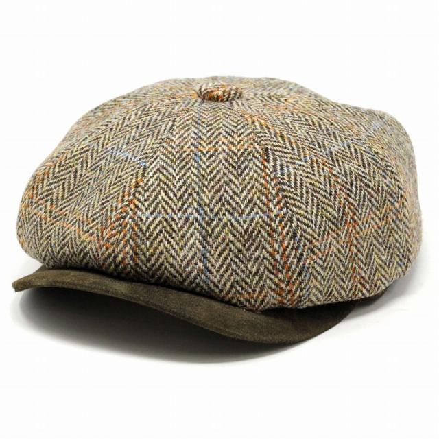 ハリスツイード 8方 ハンチング 帽子 メンズ STETSON CHADWICK 帽子 ウール メンズ ハンチング帽 USAブランド ハンチング帽子 チェック柄 秋 冬 ステットソン 茶 ブラウン 男性 プレゼント 帽子通販 父の日 贈り物 ラッピング無料_6
