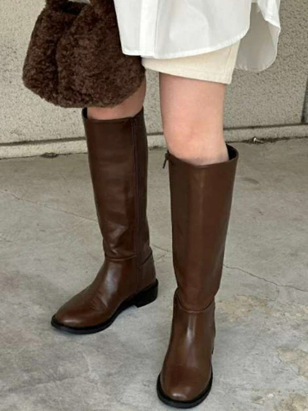 【即納】AgAwd アガウド　ジップロングブーツ 394-000061【2023】【AW】【2023秋冬】【2023AW】【入荷】