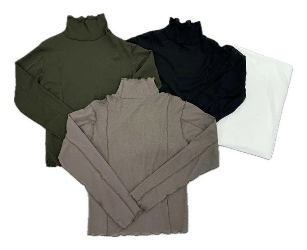 即納】AGAWD アガウド シアーハイネックトップス 2401-661451【2023