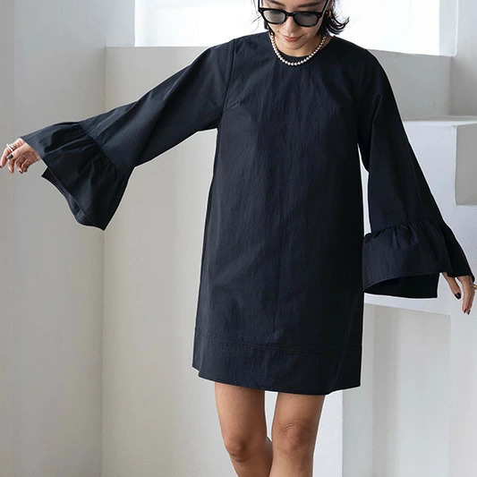 【SALE】【30％OFF】【即納】CAVEZA ROSSO カベサロッソ ギャザースリーブミニワンピース CAH4496 【入荷】