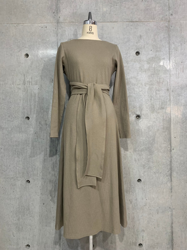 CAVEZA ROSSO カベサロッソ ワッフルリボンマキシワンピース CAE4163【2020】【SS】【2020春夏】【入荷】 CAVEZA ROSSO カベサロッソ ワッフルリボンマキシワンピース CAE4163