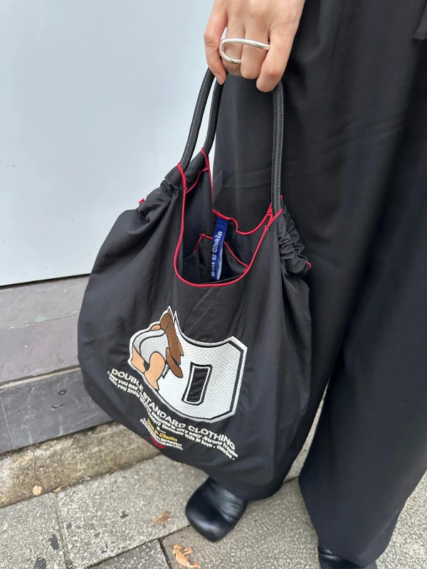 【即納】【Mサイズ】DOUBLE STANDARD CLOTHING　ダブルスタンダードクロージング/ダブスタ DSC　Ball&Chain ボールアンドチェーン/ MIDIUM bear 【Mサイズ】【ブラック】【グレー】【ピンク】エコバッグ　トートバッグ