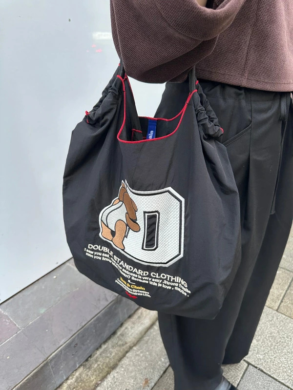 【即納】【Mサイズ】DOUBLE STANDARD CLOTHING　ダブルスタンダードクロージング/ダブスタ DSC　Ball&Chain ボールアンドチェーン/ MIDIUM bear 【Mサイズ】【ブラック】【グレー】【ピンク】エコバッグ　トートバッグ