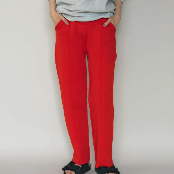 【即納】GLASSY SEA グラッシーシー DOUBLEFACEKNIT PANTS ダブルフェイスニットパンツ GS23A-008【2023】【AW】【2023秋冬】【2023AW】【入荷】