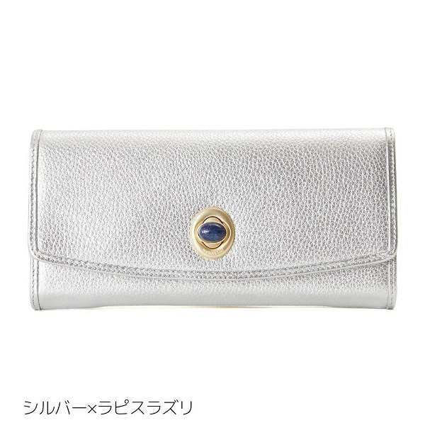 即納】HASHIBAMI ハシバミ Gem Stone Long Wallet 【天然石 ロング ...