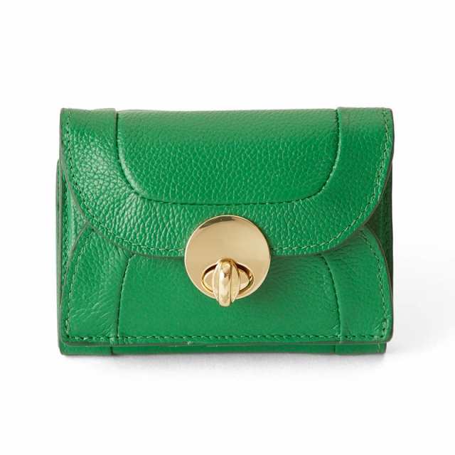 【即納】HASHIBAMI ハシバミ New Roundform Mini Wallet 【ニュー ラウンドフォルム ミニ ウォレット】【GREEN（グリーン）】Ha-1711-453