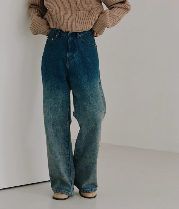 【即納】Hella ヘラ gradation denim グラデーションデニム h253-30【2025】【AW】【2025夏秋】【2025AW】【入荷】