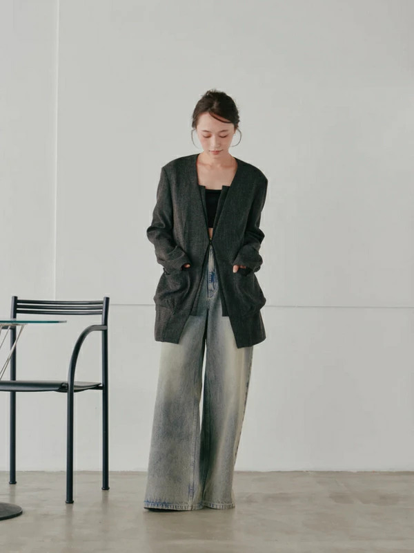 【即納】Hella ヘラ collarless desgin jacket カラーレスデザインジャケット h251-21【2025】【SS】【2025春夏】【2025SS】【入荷】 即納】Hella ヘラ collarless desgin jacket カラーレスデザイン