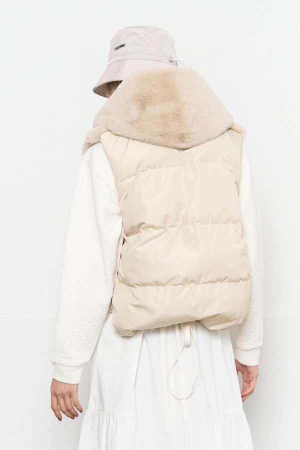 Muel  Chic Mont Fake mouton Vest