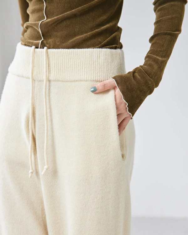 本日限定 TODAYFUL Softwool Wide Pants グレージュ-