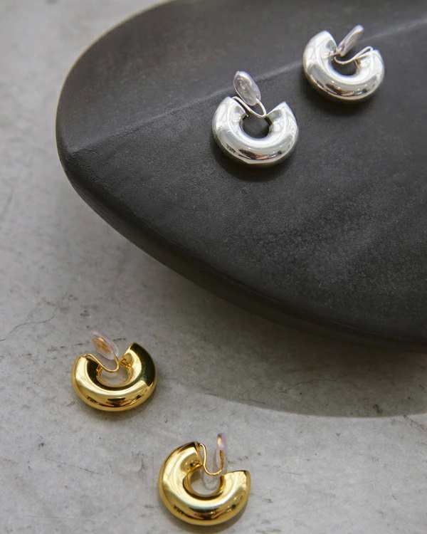 【即納】TODAYFUL トゥデイフル LIFEs ライフズ　Chunky Hoop Earring (Silver925)  チャンキーフープイヤリング 12990915 アクセサリー　｜au PAY マーケット