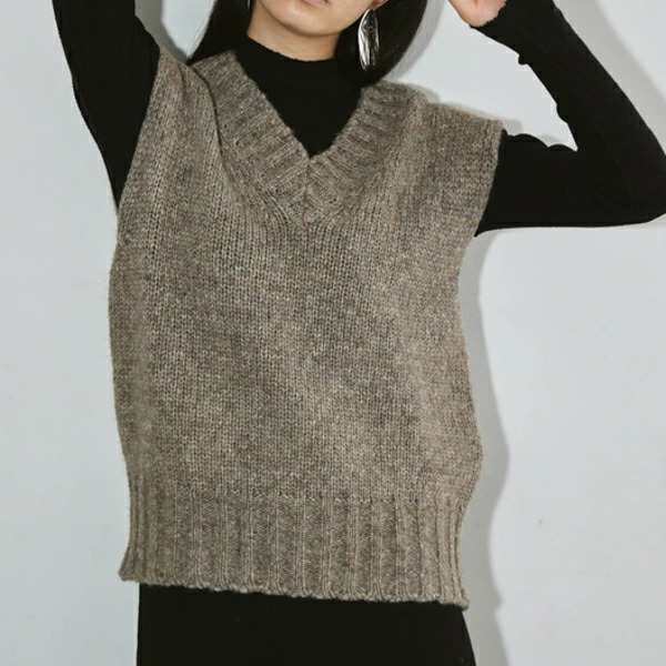 即納】TODAYFUL トゥデイフル LIFEs ライフズ Mottle Yarn Knit Vest