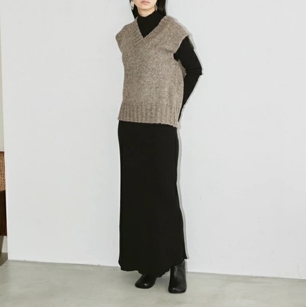 即納】TODAYFUL トゥデイフル LIFEs ライフズ Mottle Yarn Knit Vest