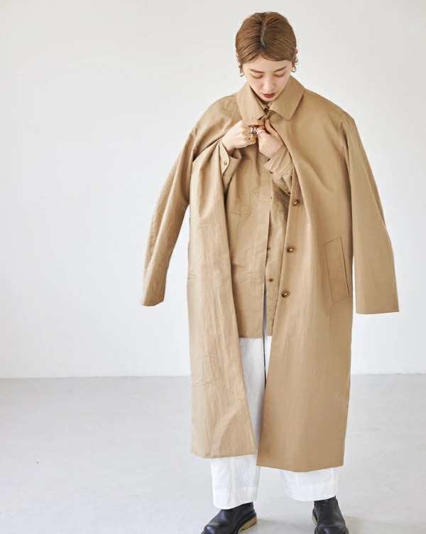 【即納】TODAYFUL トゥデイフル LIFEs ライフズ　Soutiencollar Over Coat ステンカラーオーバーコート  12120001 吉田怜香【2023】【SS】｜au PAY マーケット