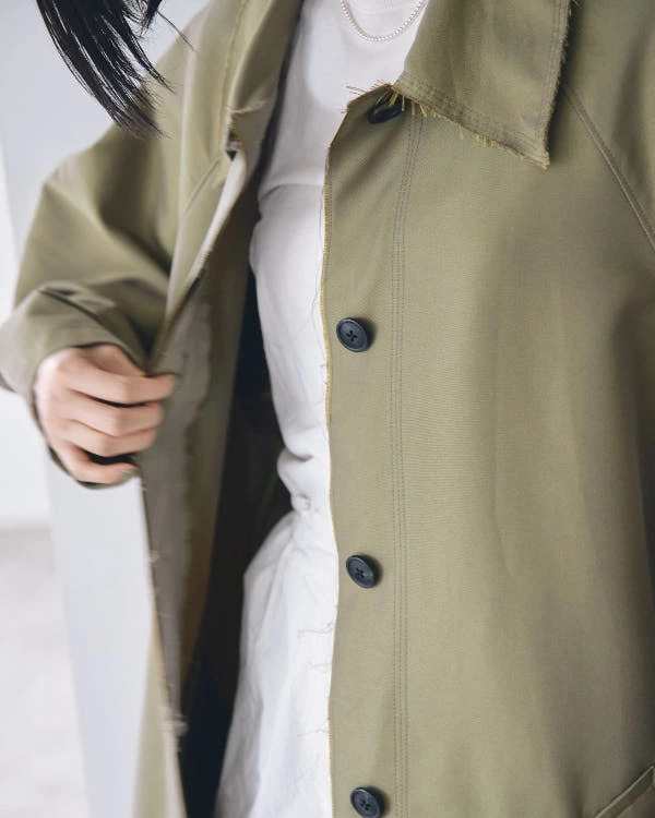 新品】TODAYFUL Satin Twill Coat OLV 36サイズ | www.jarussi.com.br