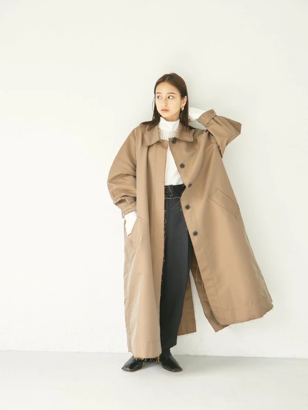 即納】TODAYFUL トゥデイフル LIFEs ライフズ Satin Twill Coat サテン