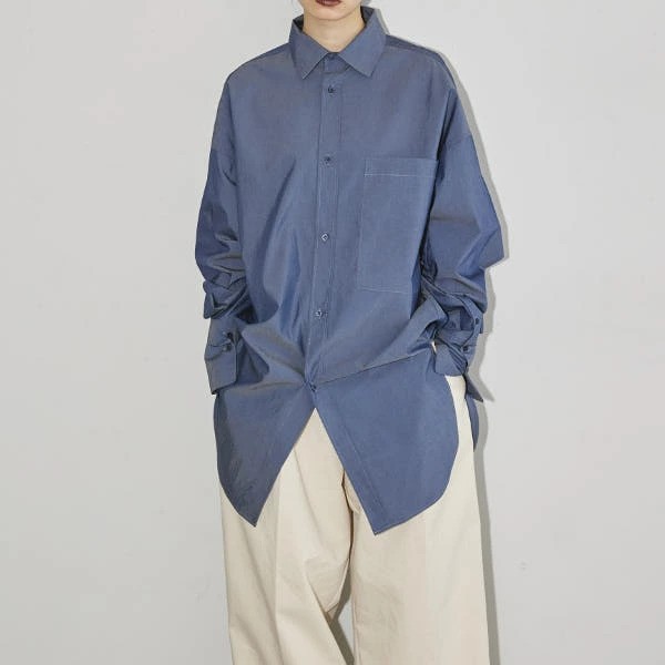 Typewriter Pocket Shirts 12220428 ロングシャツ