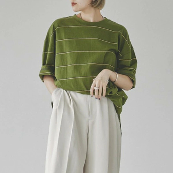 TODAYFUL - 【美品】TODAYFUL ボーイフレンドポケットプルオーバー ロンＴ カットソー TODAYFUL（トゥデイフル）の「ボーイフレンドボーダーTシャツ（T