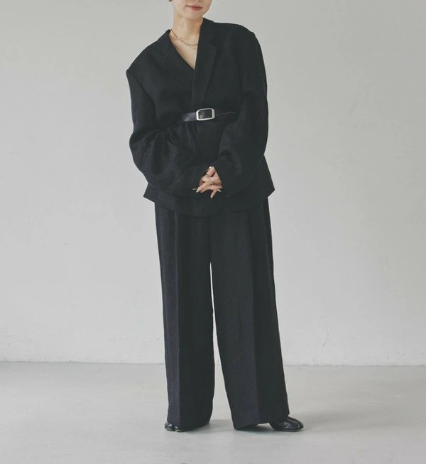 即納】TODAYFUL トゥデイフル LIFEs ライフズ Tuck Linen Trousers ...