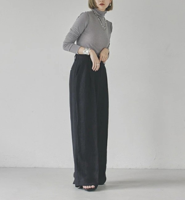 【即納】TODAYFUL トゥデイフル LIFEs ライフズ　Tuck Linen Trousers タックリネントラウザーズ 12310701  吉田怜香【2023】【SS】【2023｜au PAY マーケット