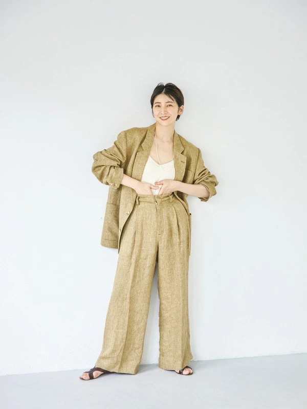 即納】TODAYFUL トゥデイフル LIFEs ライフズ Tuck Linen Trousers ...