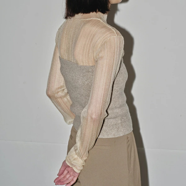 即納】TODAYFUL トゥデイフル LIFEs ライフズ Sheer Randomrib Knit