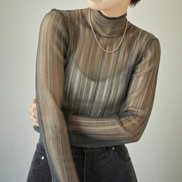 即納】TODAYFUL トゥデイフル LIFEs ライフズ Sheer Randomrib Knit