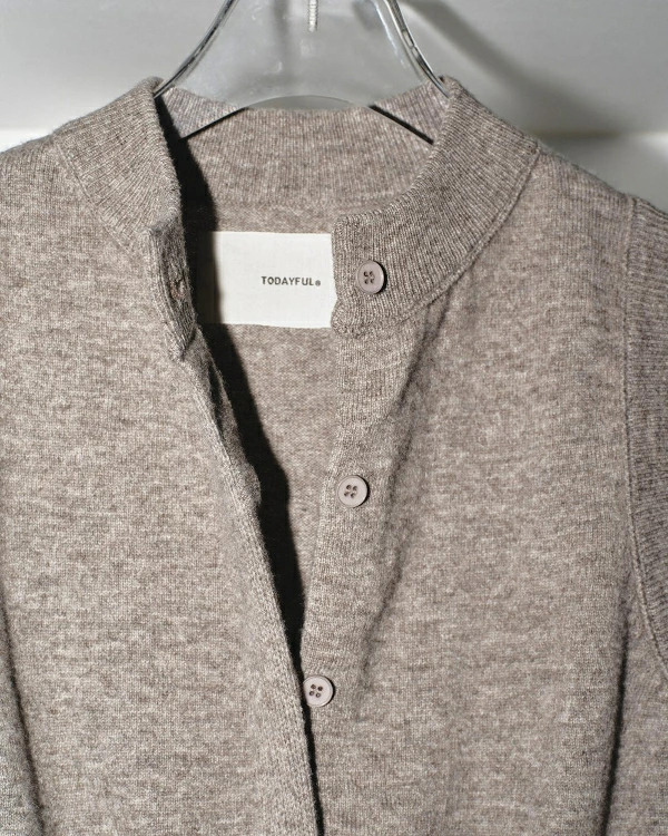 即納】TODAYFUL トゥデイフル LIFEs ライフズ Compact Knit Vest