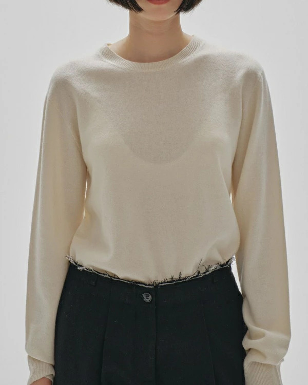 【即納】TODAYFUL トゥデイフル LIFEs ライフズ　Wool Cashmere Seamless Knit ウールカシミヤシームレスニット 12420519 吉田怜香【2024】【AW】【2024秋冬】【2024AW】【入荷】_6