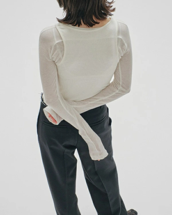 トップス todayful Layered Cotton Sweat 即納】TODAYFUL トゥデイフル LIFEs ライフズ Layered Sheer