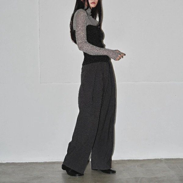 新品【TODAYFUL】Bonding Wide Trousers 36 【公式通販】