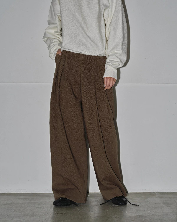 即納】TODAYFUL トゥデイフル LIFEs ライフズ Bonding Wide Trousers