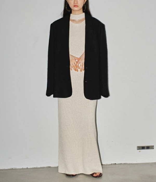 【即納】TODAYFUL トゥデイフル LIFEs ライフズ　Slit Neck Knitdress スリットネックニットドレス ワンピース 12410323 吉田怜香【2024の通販は