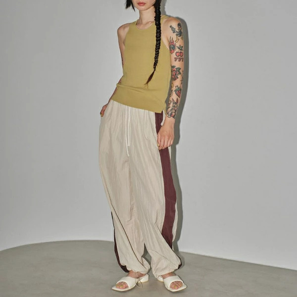 TODAYFUL／Nylon Line Pants／ナイロンラインパンツ／36