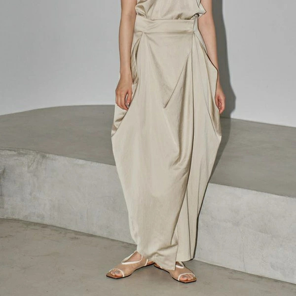 【即納】TODAYFUL トゥデイフル LIFEs ライフズ　Satin Drape Skirt サテンドレープスカート 12410803 吉田怜香【2024】【SS】【2024春夏】【2024SS】【入荷】