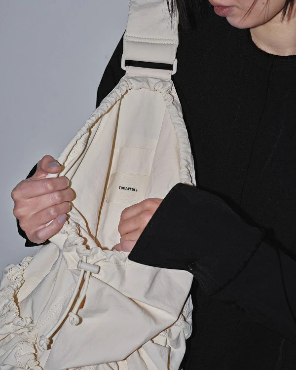 todayful Nylon LIFE´s Nylon Gather Bag Gather Bag 黒