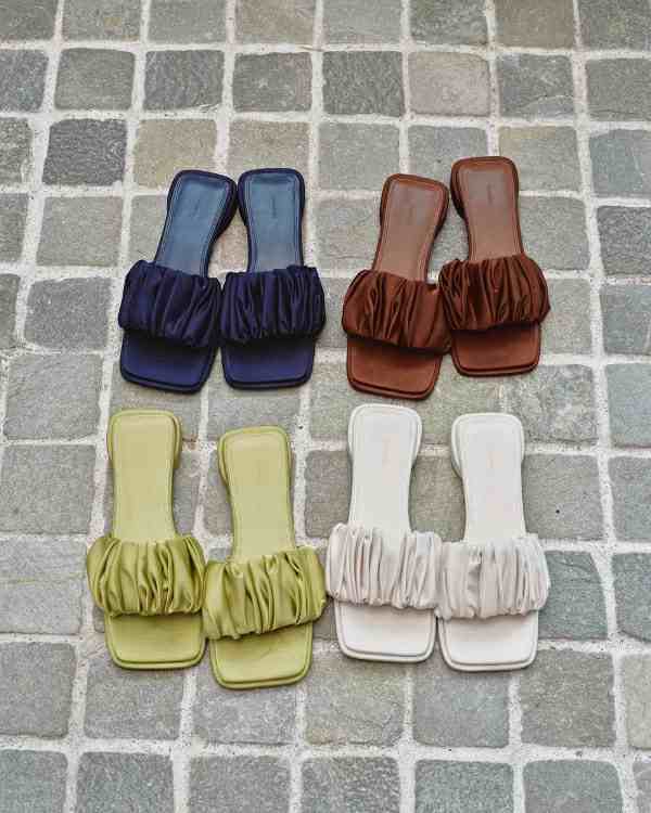 【SALE】【セール】【20％OFF】【即納】TODAYFUL トゥデイフル LIFEs ライフズ　Satin Gather Sandals サテンギャザーサンダル 12411022 