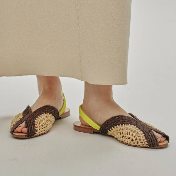 【即納】TODAYFUL トゥデイフル LIFEs ライフズ　Raffia Slide Sandals ラフィアスライドサンダル 靴 12511004 吉田怜香【2025】【SS】【2025春夏】【2025SS】【入荷】 即納】TODAYFUL トゥデイフル LIFEs ライフズ Raffia Slide Sandals