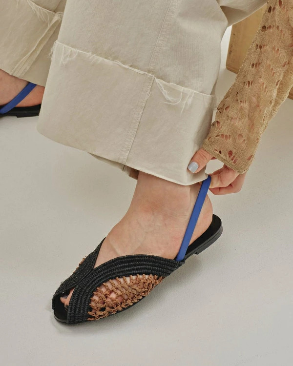 即納】TODAYFUL トゥデイフル LIFEs ライフズ Raffia Slide Sandals