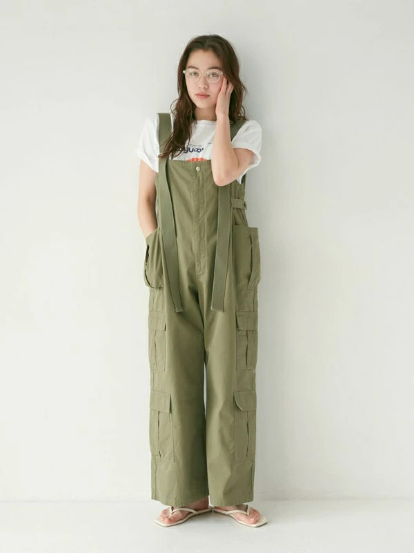 【即納】Ungrid アングリッド ミリタリーサロペット 112440300601【2024】【AW】【2024秋冬】【2024AW】【入荷】_4